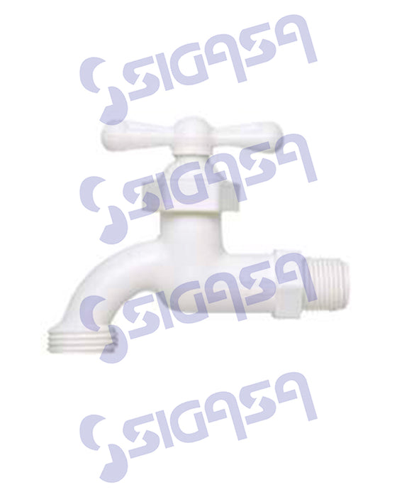LLAVE CNX VNP13 VNPI13 MANGUERA DE JARDIN 1/2 PLASTICO