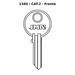 Llave en blanco 1560 / CAT-2 - frente