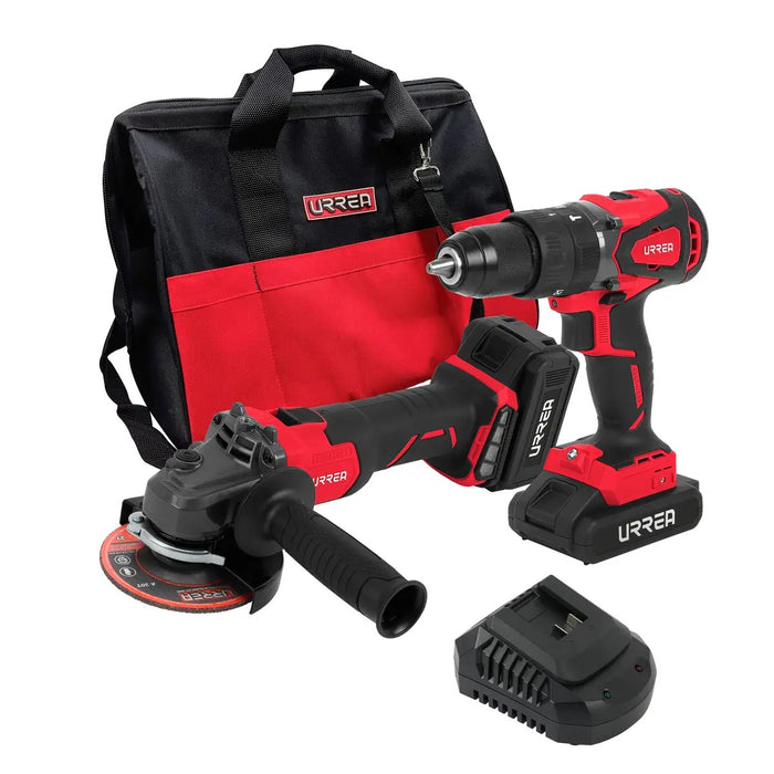 JGO URREA JHI3 (SP1) ROTOMARTILLO Y ESMERILADORA A BATERIAS CON MALETA 2 BATETERIAS Y CARGADOR 20V