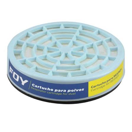 CARTUCHO FOY RC01F PARA RESPIRADOR CON PROTECCION PARA POLVO