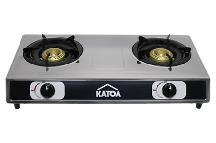 ESTUFA CNX ESM1-LP2 (SP1) DE MESA 2 QUEMADORES ACERO INOXIDABLE DE GAS LP