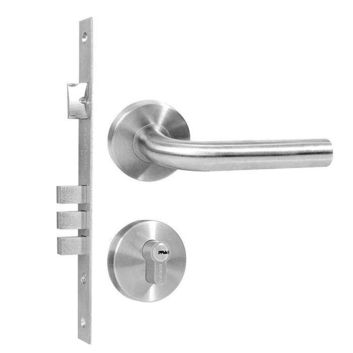 COMBO PROLOK CPF1-5360-US32D MANIJA Y CERROJO LLAVE MARIPOSA DE EMBUTIR ACERO INOXIDABLE LLAVE DE PUNTOS