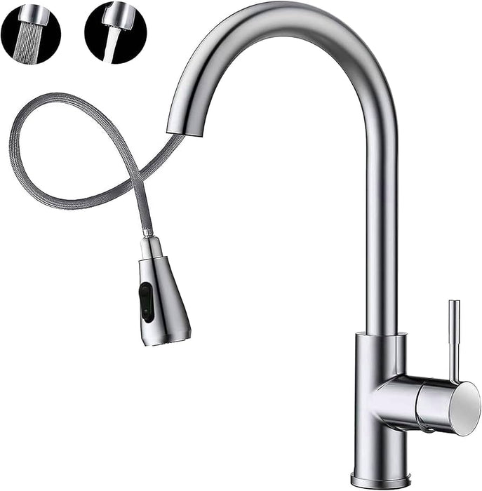 MONOMANDO CNX MZM8111F FREGADERO RETRACTIL CROMADO