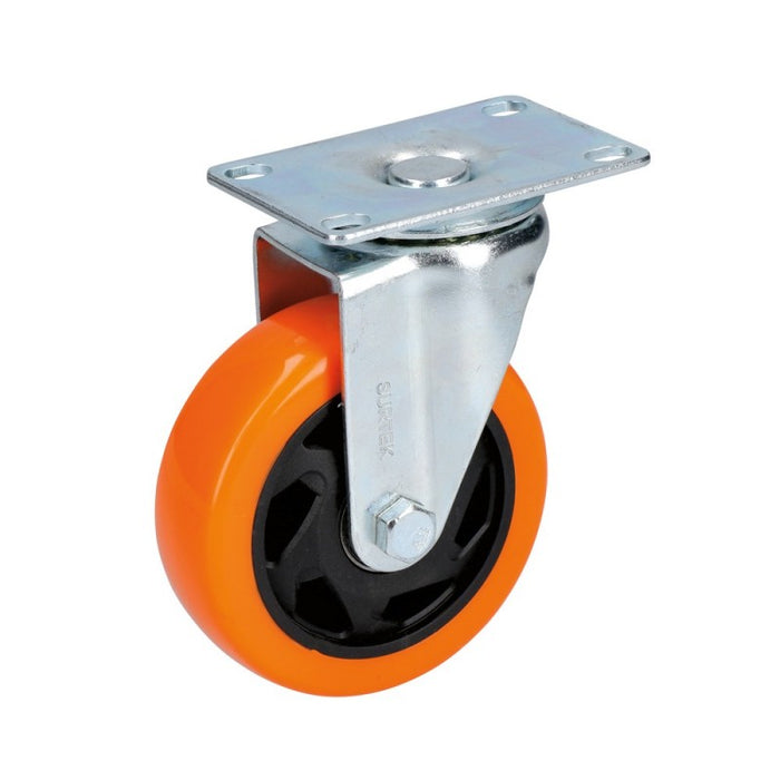 RODAJA SURTEK RV5G (SP1) 2" GIRATORIA DE PVC CON PLACA