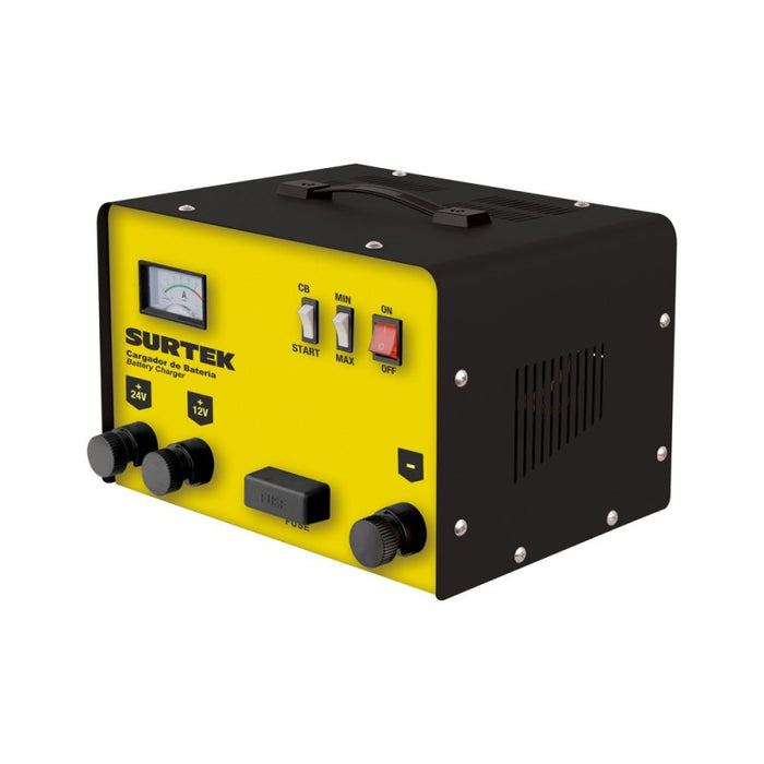 CARGADOR SURTEK CB180 (SP1) DE BATERIAS 180A 12V / 24V - SIGASA