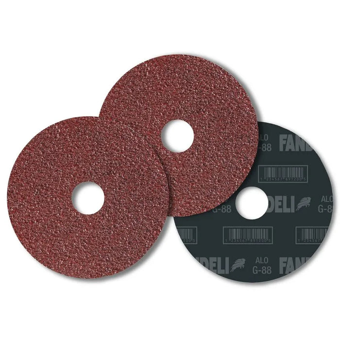 Disco lija G-88 fibra óxido de aluminio Fandeli