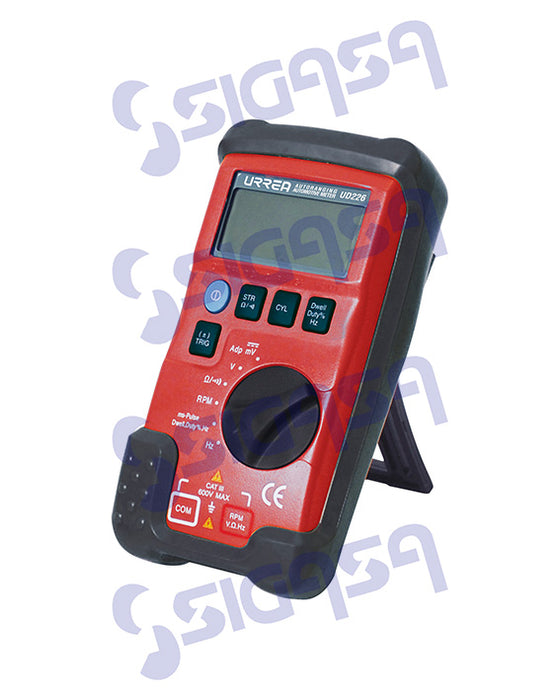 MULTIMETRO URREA UD226 DIGITAL USO AUTOMOTRIZ 600VCD/600VCA