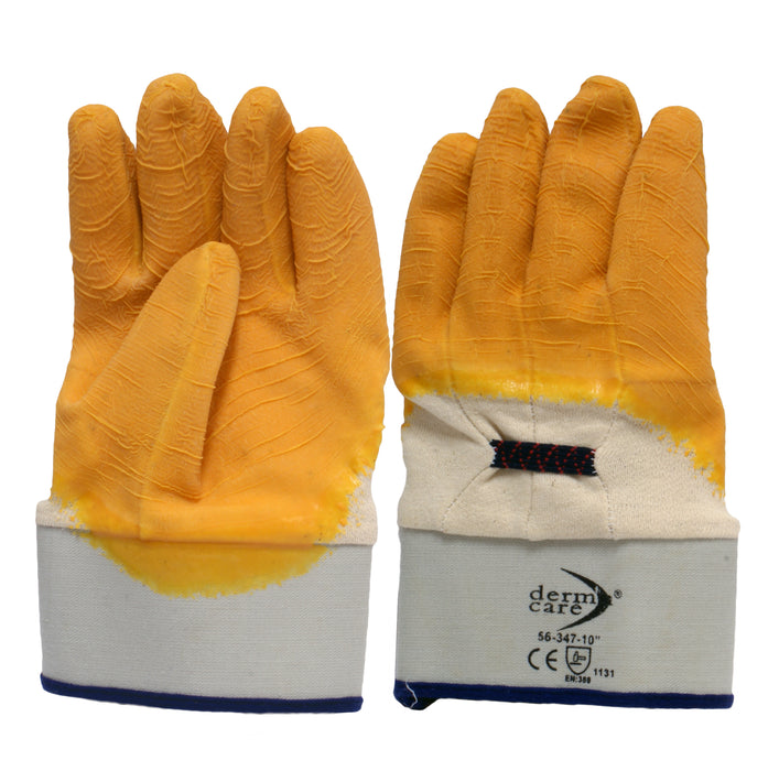 GUANTE GYE LATEX CORTO AMARILLO A-GLF3000