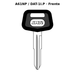 Llave en blanco A61NP / DAT-1I.P - frente