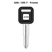 Llave en blanco A66 / GM-7 - frente