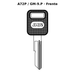 Llave en blanco A72P / GM-9.P - frente