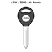 Llave en blanco A74C / TOYO-14 - frente