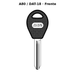 Llave en blanco A80 / DAT-18 - frente