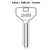 Llave en blanco A81A / CHR-10 - frente