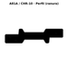 Llave en blanco A81A / CHR-10 - perfil (ranura)