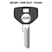 Llave en blanco A81AP / CHR-10.P - frente