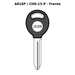 Llave en blanco A81EP / CHR-15.P - frente