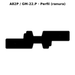 Llave en blanco A82P / GM-22.P - perfil (ranura)
