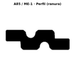 Llave en blanco A85 / ME-1 - perfil (ranura)