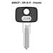Llave en blanco A86CP / OP-D.P - frente