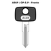 Llave en blanco A86P / OP-S.P - frente