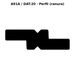 Llave en blanco A91A / DAT-20 - perfil (ranura)