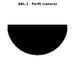 Llave en blanco ABL-1 - perfil (ranura)