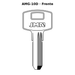 Llave en blanco AMG-10D - frente
