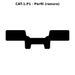 Llave en blanco CAT-1.P1 - perfil (ranura)