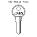 Llave en blanco CM2 / MGG-1D - frente