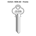 Llave en blanco E101E / RON-4D - frente