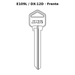 Llave en blanco E109L / DX-12D - frente