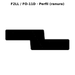 Llave en blanco F2LL / FO-11D - perfil (ranura)