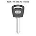 Llave en blanco F2LP / FO-29D.P1 - frente