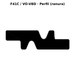 Llave en blanco F41C / VO-VBD - perfil (ranura)