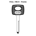 Llave en blanco F41L / ME-9 - frente