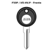 Llave en blanco F50P / VO-HV.P - frente