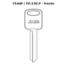Llave en blanco F54AP / FO-23D.P - frente