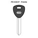 Llave en blanco FO-41D.P - frente