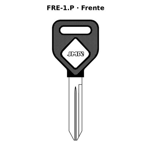 Llave en blanco FRE-1.P - frente