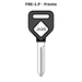 Llave en blanco FRE-1.P - frente