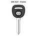 Llave en blanco GM-34.P - frente