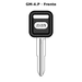 Llave en blanco GM-4.P - frente