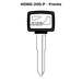 Llave en blanco HOND-20D.P - frente