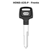 Llave en blanco HOND-42D.P - frente