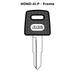 Llave en blanco HOND-4I.P - frente