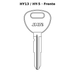 Llave en blanco HY13 / HY-5 - frente
