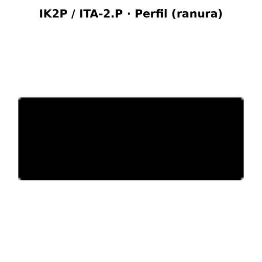 Llave en blanco IK2P / ITA-2.P - perfil (ranura)