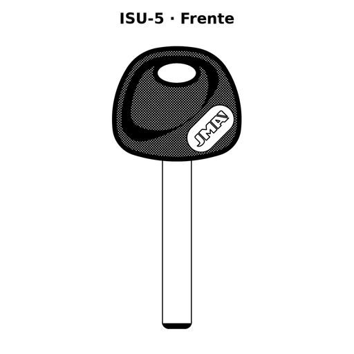 Llave en blanco ISU-5 - frente