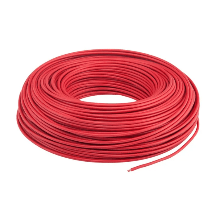 CABLE ECONOFLEX THW #  8 ROJO (ROLLO 100 MTS) - SIGASA